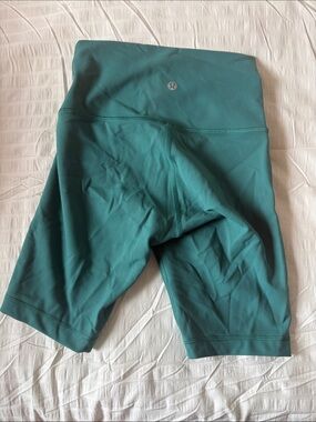 lululemon athletica High-Rise Teal Green Bike Shorts